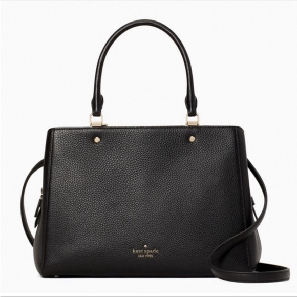kate spade Handbags - Kate Spade Leila Medium Satchel & Crossbody Black Bag